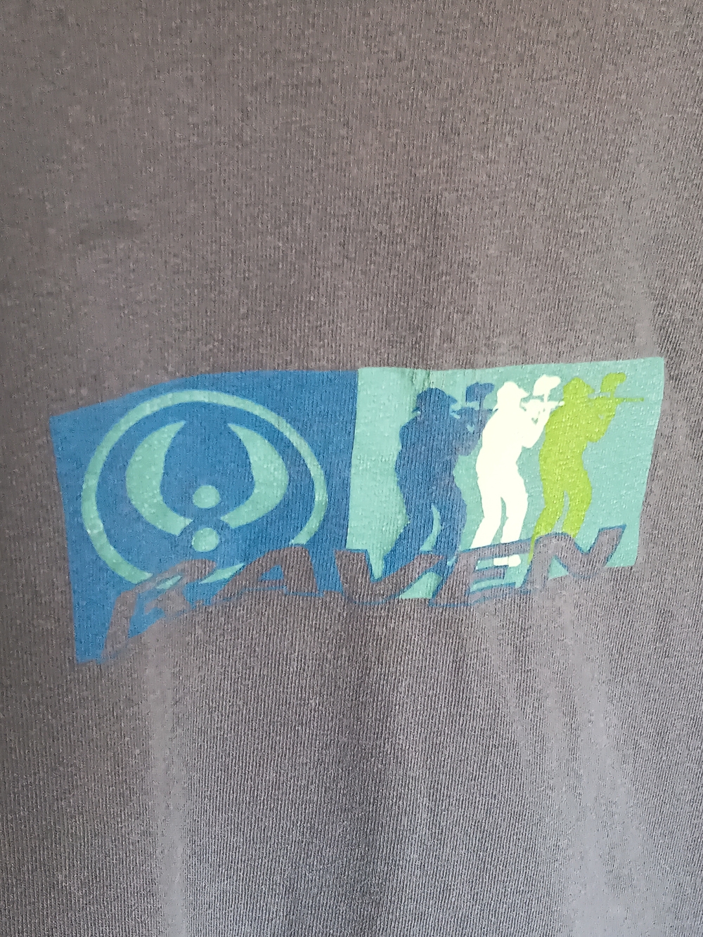 Vintage 90s Raven Paintball Gear Tshirt